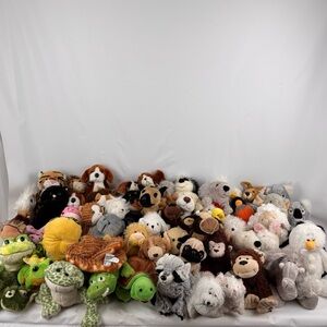 Webkinz Lil’kinz HUGE Mixed Lot of 60 Plush No Codes Great to Collect or Whatnot